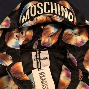 H&moschino CD printed bomber jacket.
